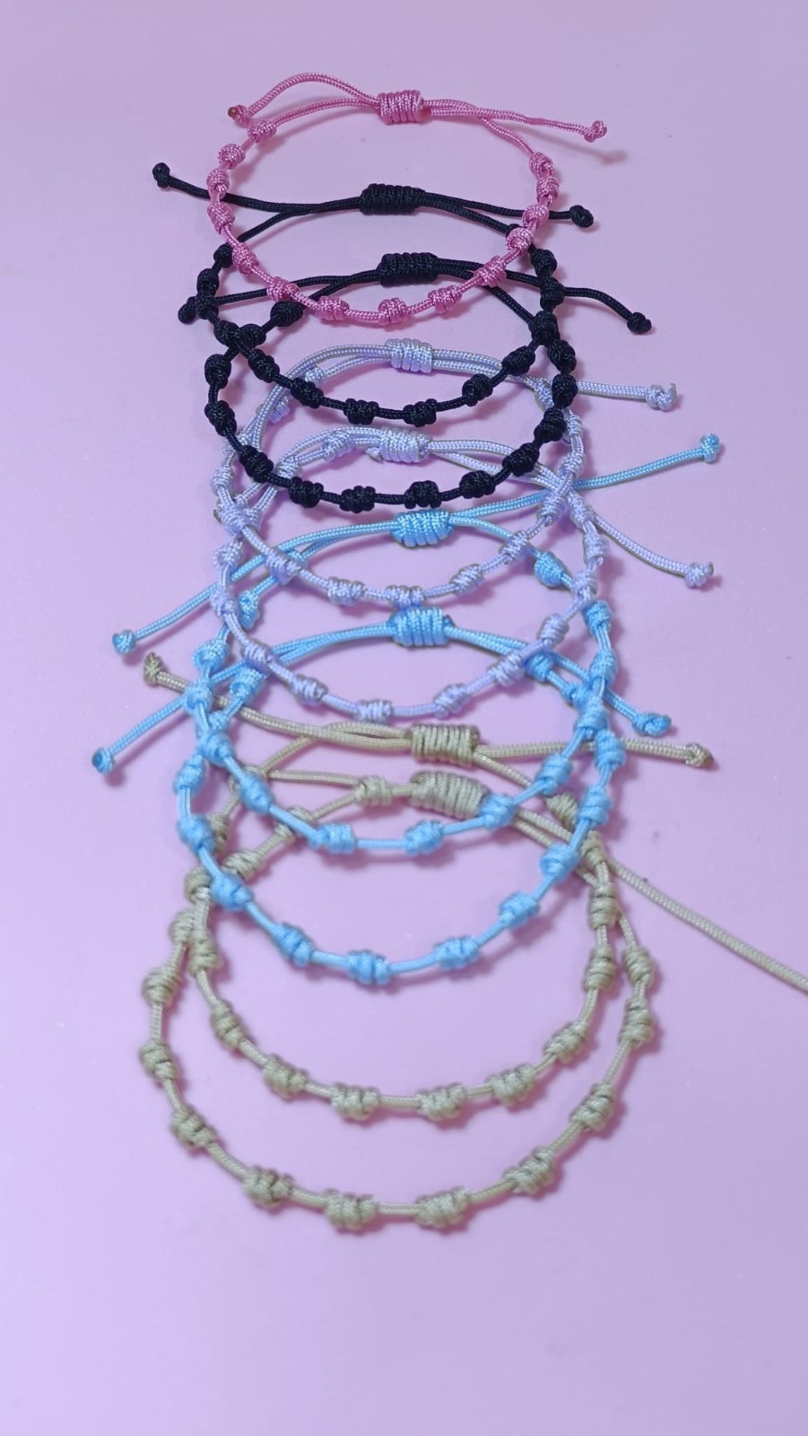 Pulsera de Nudos Ajustable para Hombre - Imagen 8