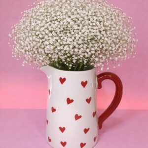 Jarrón de porcelana corazón