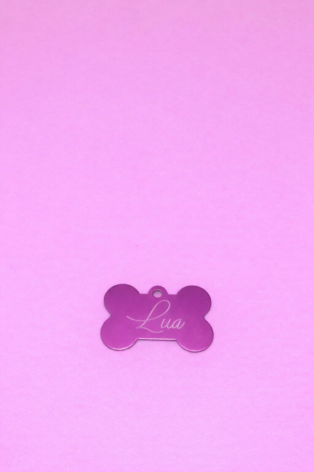 Chapa con anilla para tu mascota personalizable por ambas caras - Imagen 2