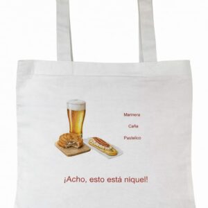 Bolsas de algodón con cosicas de Murcia. Hechas con mucho arte