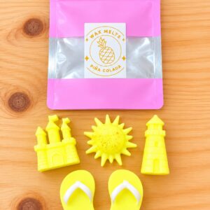 Wax melts, bolsita con aroma a piña colada.